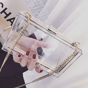  Роскошная женская прозрачная сумочка акриловый кошелек прозрачный клатч коробка для Airpot и концертов