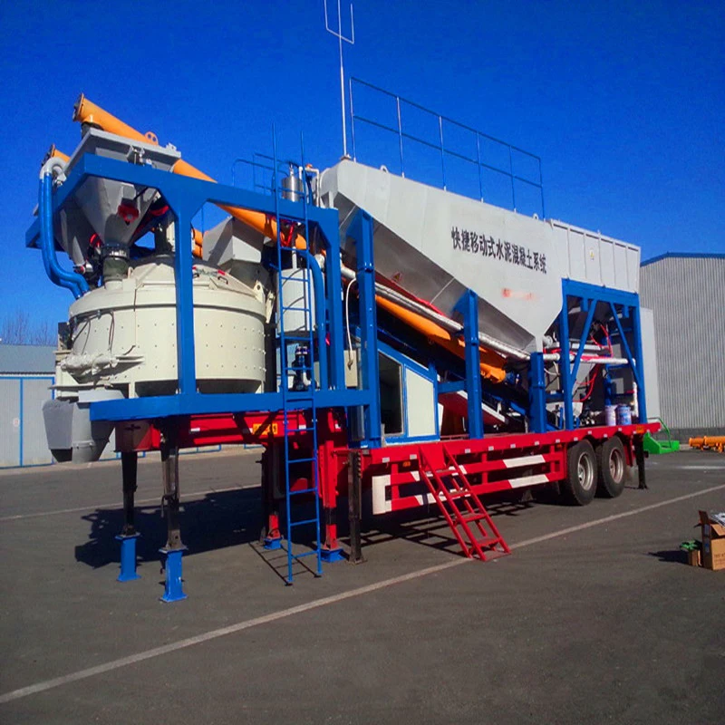 automatic concrete batching mixing plant price