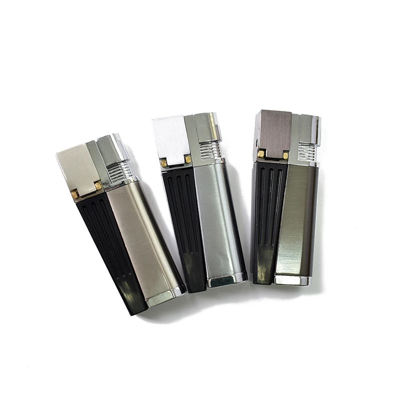 Wholesale JIJU Custom LOGO Smoking Lighter Metal Portable All in one Folding Smoking Pipe and Lighter
