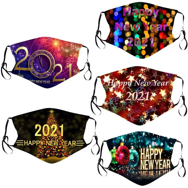 Custom Sublimation Printed dustproof anti-wind party facial decorated shield for Adults and kids for Christmas gift