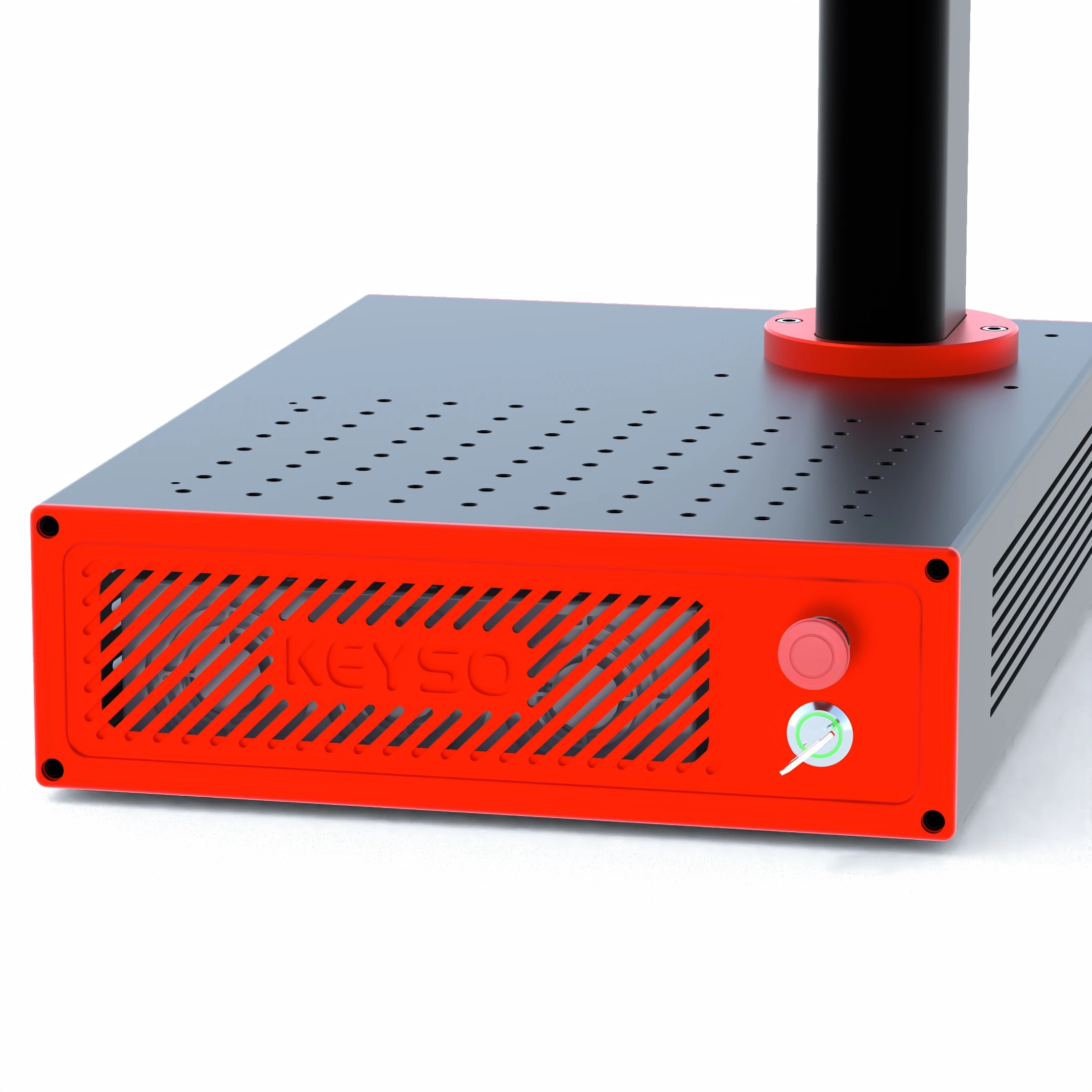 New K20 20W JPT Mopa Fiber Laser Machine Pulsed Operation for Deep Marking Engraving Cutting on Metal Guns Jewelry Color Marking