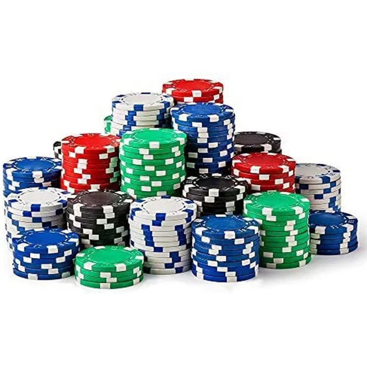 Premium quality 100% ABS holographic un-numbered game tokens 11.5 grams 40mm Casino Size Poker Chips for home gaming