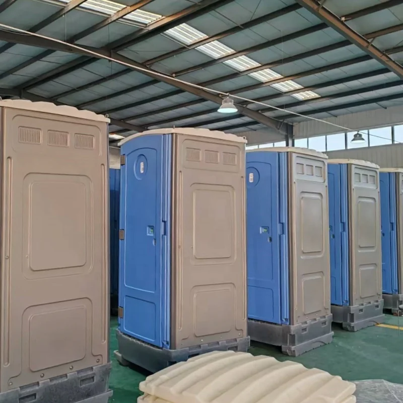 Prefabricated Portable Toilet Wc Sanitary Cabins Luxury HDPE Plastic Chemical Mobile Toilette Public Bathroom Restroom Foldable