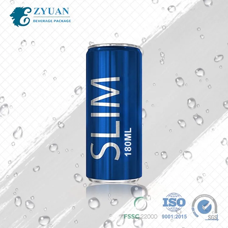 180ml Slim Cheap Logo Customized Beverage Packaging Aluminum Mini Coke Cans