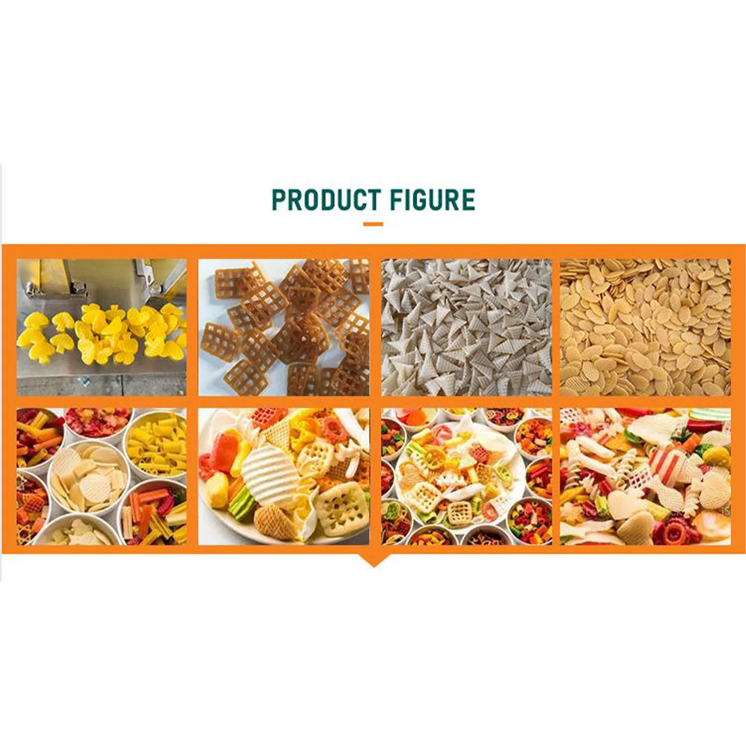 Automatic 3d Snack Pellets Making Machine Panipuri Golgappa/fryums Snack Pellet Processing Line