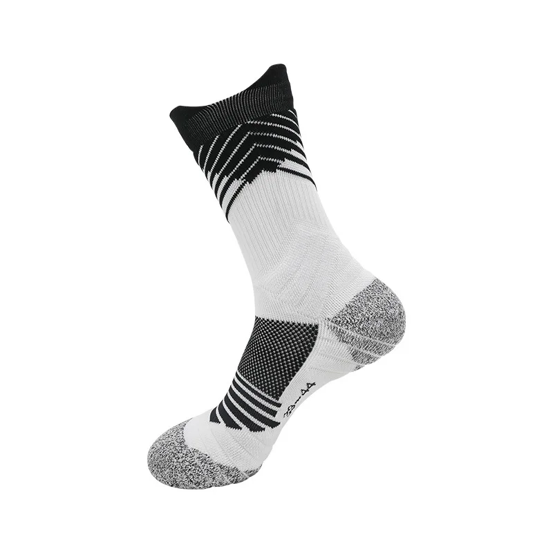 New Design High Quality Cotton Socks Towel Bottom Crew Basketball Men Sport Socks Gym Socks Custom Logo