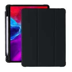 Trifold TPU Leather Case For iPad 2020 Case 10.2 Smart Tablet Cover for iPad Case 11 7th 8th Generation 2021 with pencil holder
