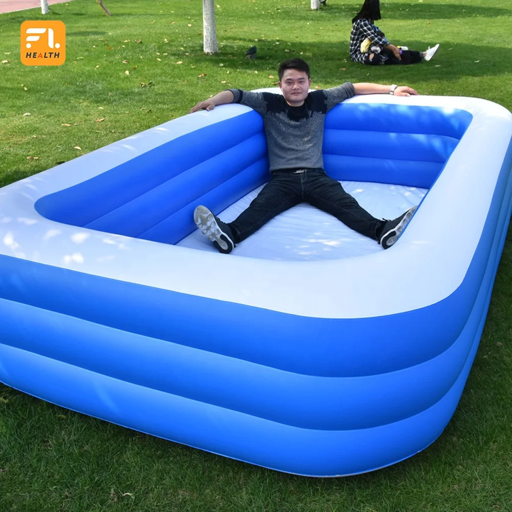 Hot sale  130*90*50cm kiddie swim outdoor swim inflatable swimming pool garden use pools