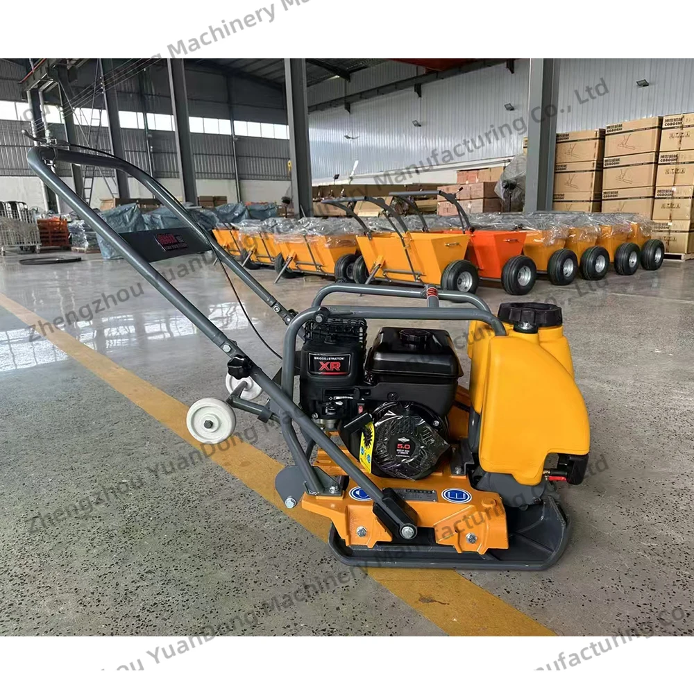 Road Compaction Asphalt Soil Petrol Tamper Vibrating Plate Construction Plate Compactor