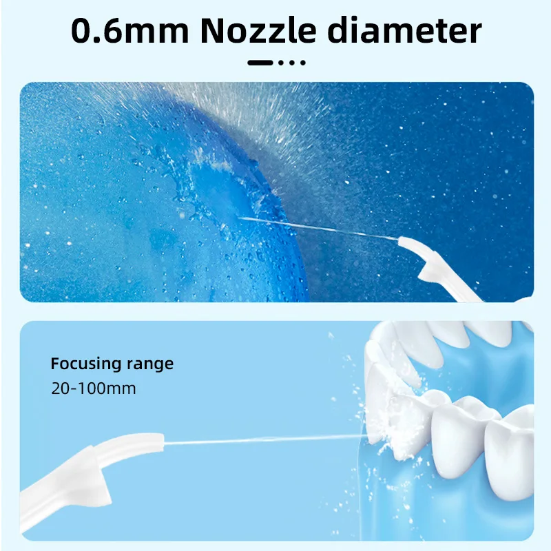 Visual Oral Irrigator Water Flosser 350ML Water Tank Type C Visual Oral Irrigator Water Flosser Smart Dental Flosser Oral Clean
