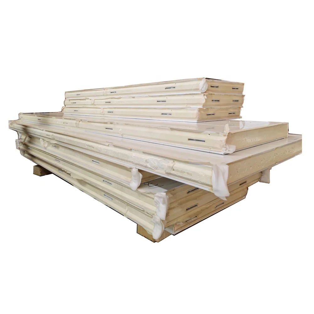 Cold Room PIR Polyisocyanurate Foam Insulated Panel Walk In Freezer Sandwich Panels Wall Panel