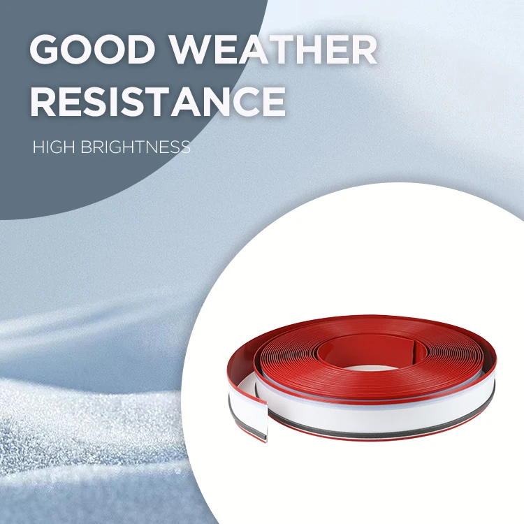 Hot selling Red Color 0.5mm Thickness Channelume with Edge Rolls for Channel Letter