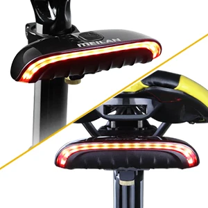 Brightness Smart Bike Accessory Meilan Bicycle Rear Light Cute Eye Road Accessories Bike Riding Tail Light With Remote Control