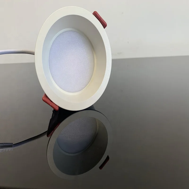 High Lumen Indoor Commercial Ceiling Round Recessed Downlight Anti Glare 6w 9w 12w 15w 20w 30w Led Spot Light Source Spotlight