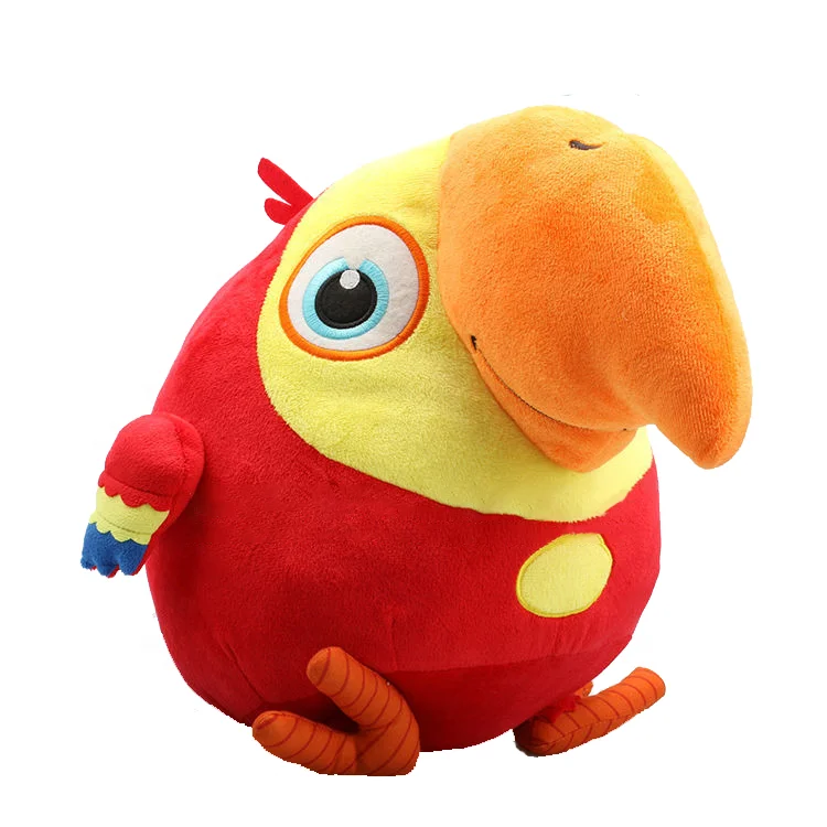 Soft Stuffed Manufacture hot sale love birds stuffed plush bird toys