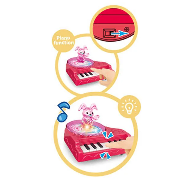 Universal electronic organ toy musical instruments battery operated toy piano with light