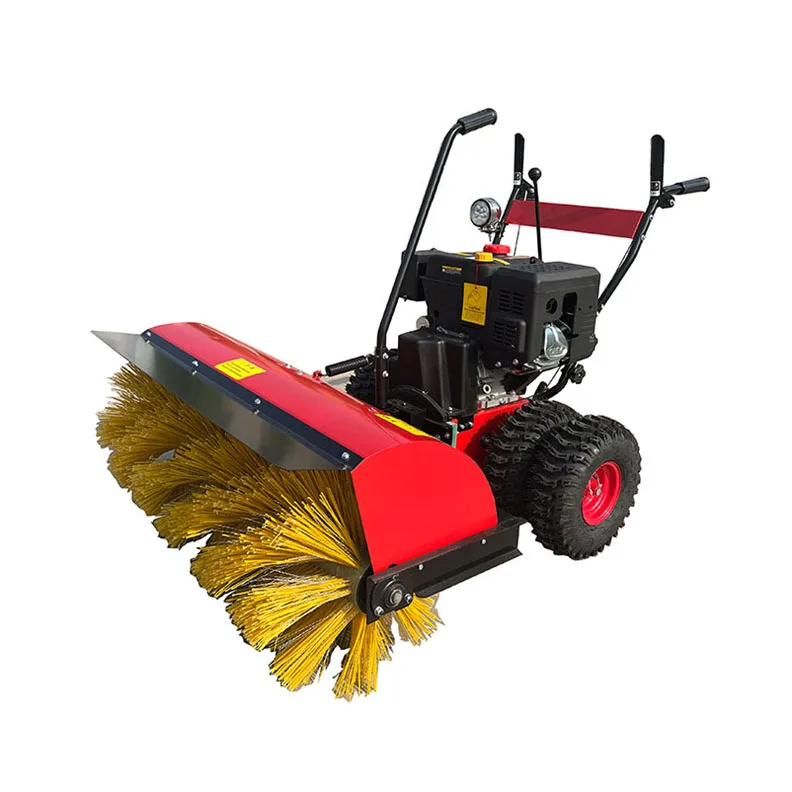 Ride-on Snow Sweeping Machine Economic Gasoline Powered 15Hp Snow Broom Snowplow