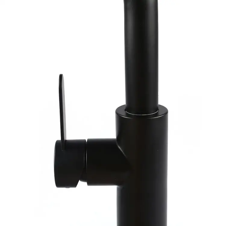  New Arrival Deck Mounted Black Color Single Handle Luxury Modren Style Bathroom Kitchen