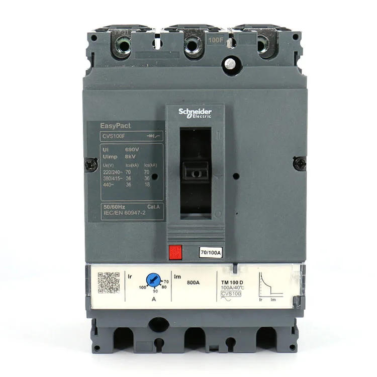 LV510337 Circuit Breaker schneider Easypact CVS CVS100F 3P 100 Amp MCCB