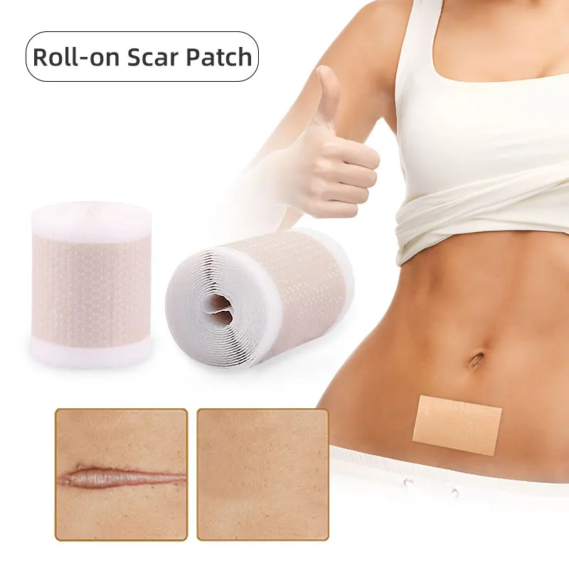 Waterproof Medical Silicone Scar Sheets Repair skin gel Scar Removal Patch Silicone Scar Tape