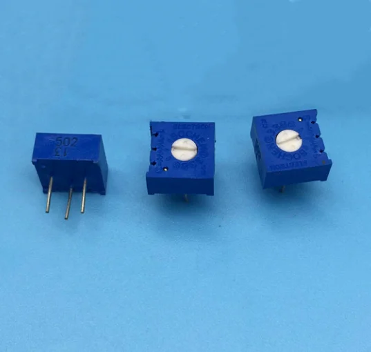 3386P-1-203 однокольцевой стеклянный глянцевый потенциометр 3386-20K регулируемое сопротивление верхняя регулировка
