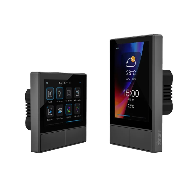 2022 newest SONOFF NSPanel Smart Scene Wall Switch EU/US 300w/600w All-in-One Control  Wifi Smart Thermostat Display Switch