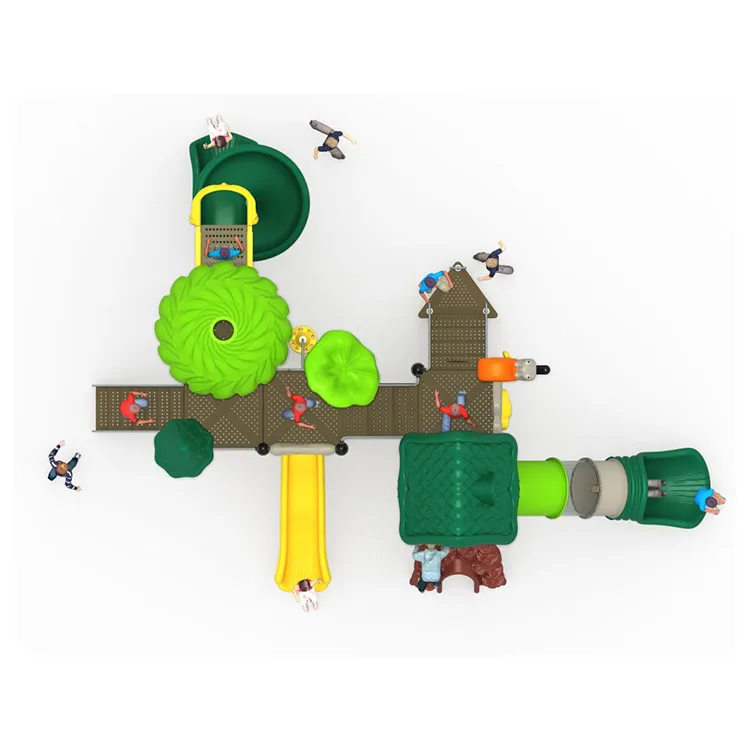 Children Funny Outdoor Playground Plastic Slide Kids Outdoor Playground Equipment Park Sand Playground