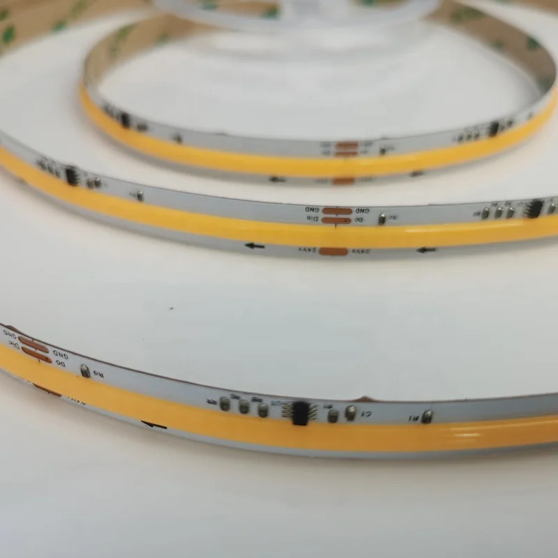 Smooth Pixel Addressable Led strip WS2811 IC White DC24V 10mm 12W/m Water Flow Cob Led Strip For Corridor