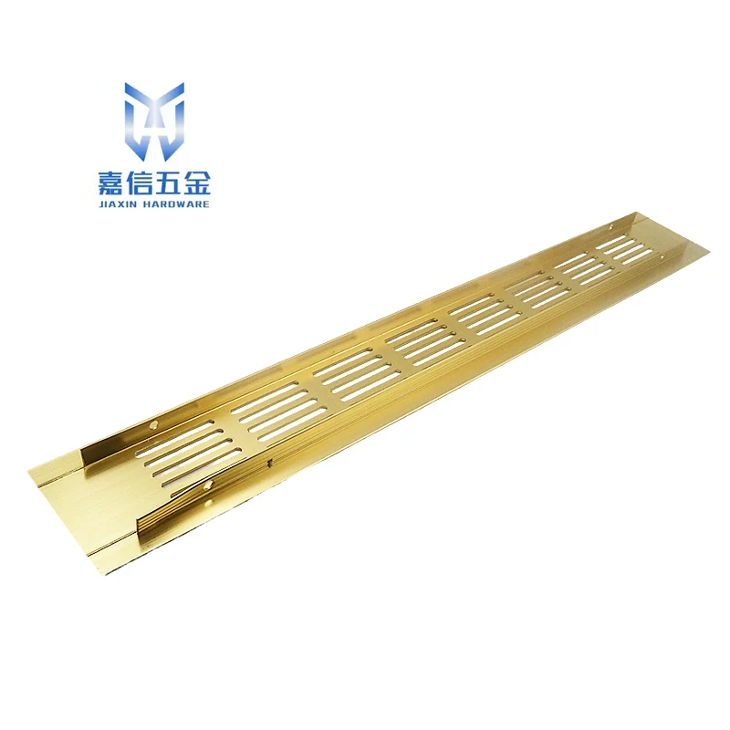 JIAXIN 50mm width aluminum air ventilation grille for kitchen cabinet cupboard and office desk