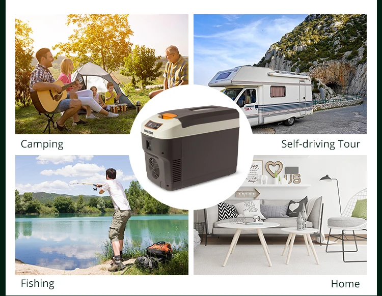 wholesale mini car fridge 10l car cooler fridge camping cooler box refrigerator