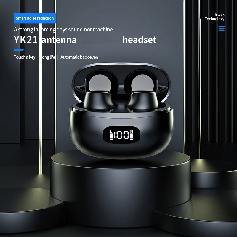 Беспроводные наушники Forest TWS YK21 bluetooth-наушники с сенсорным управлением водонепроницаемые стереонаушники ЖК-дисплеем и низкой