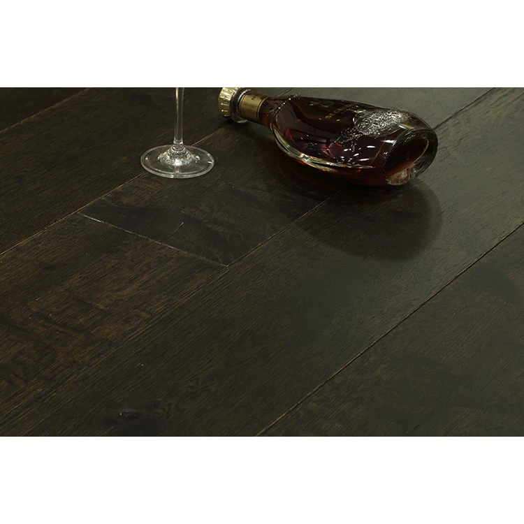 Indoor Decoration Mahogany Wood Flooring  Bronze Wood Natural UV Oil &Brushed Color Oak Flooring