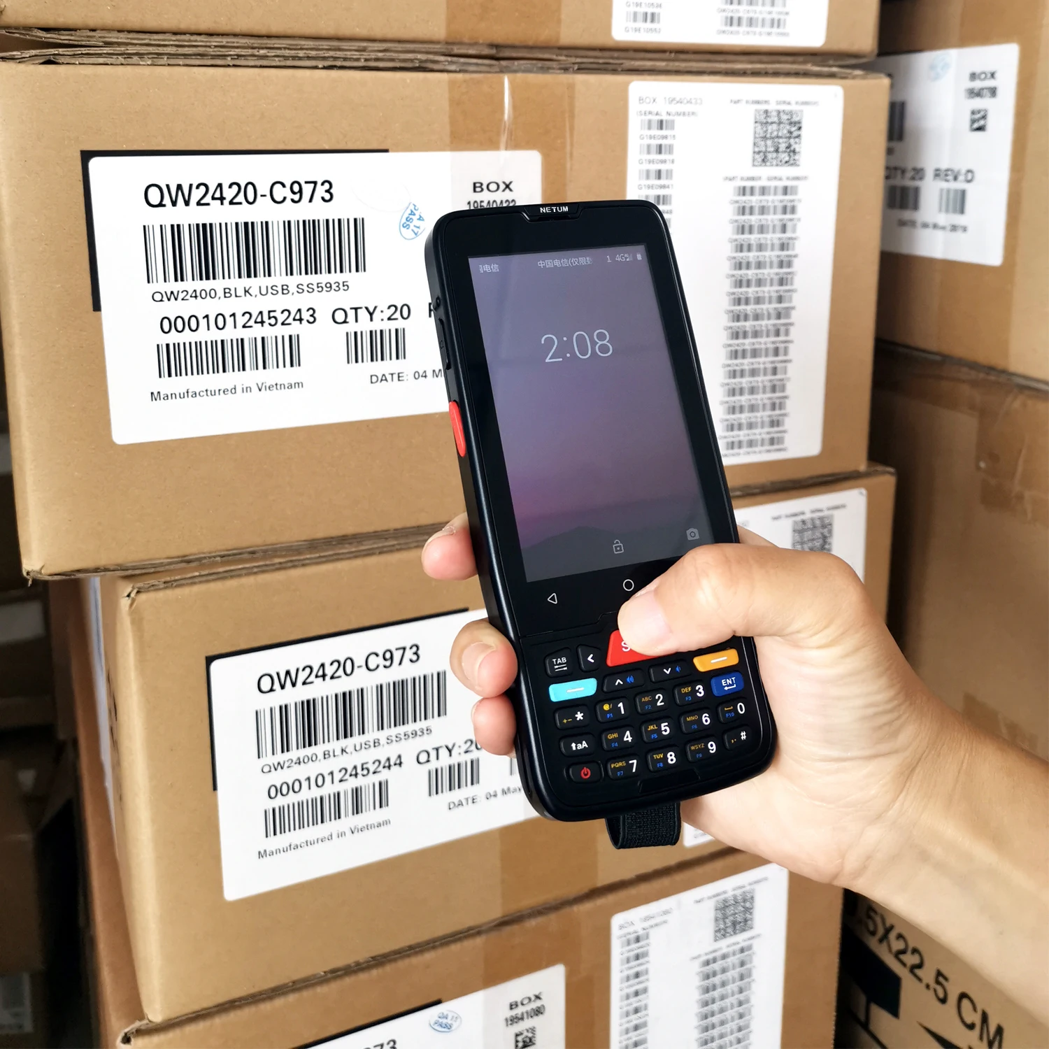 NETUM Rugged M71 цифровой компьютер с клавиатурой PDA Android 9 0 портативный мобильный телефон pda сканер
