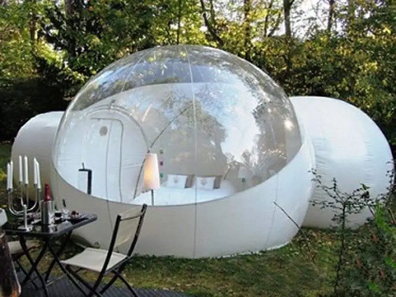 Transparent Inflatable Tent Luxury Hotel /inflatable Bubble House Outdoor Inflatable Bubble Tent with Tunnel