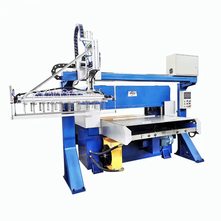 150 tons automatic hydraulic plastic PET PP thermo vacuum forming Fruit Packaging Tray die cutting press machine with robot