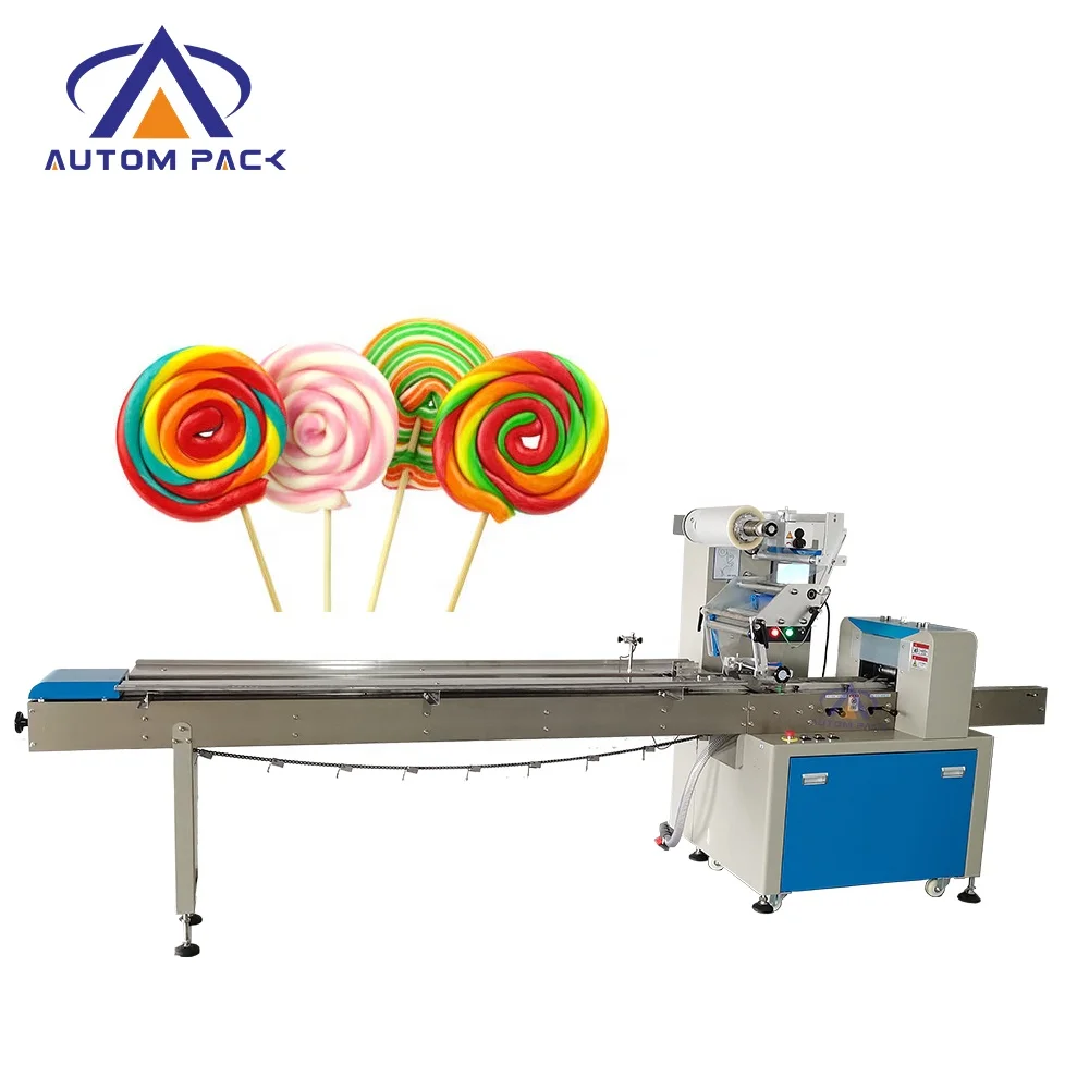 Full Automatic Candy/Sweets/Chocolate Ball Feeding Small Pillow Pouch Packing Machine