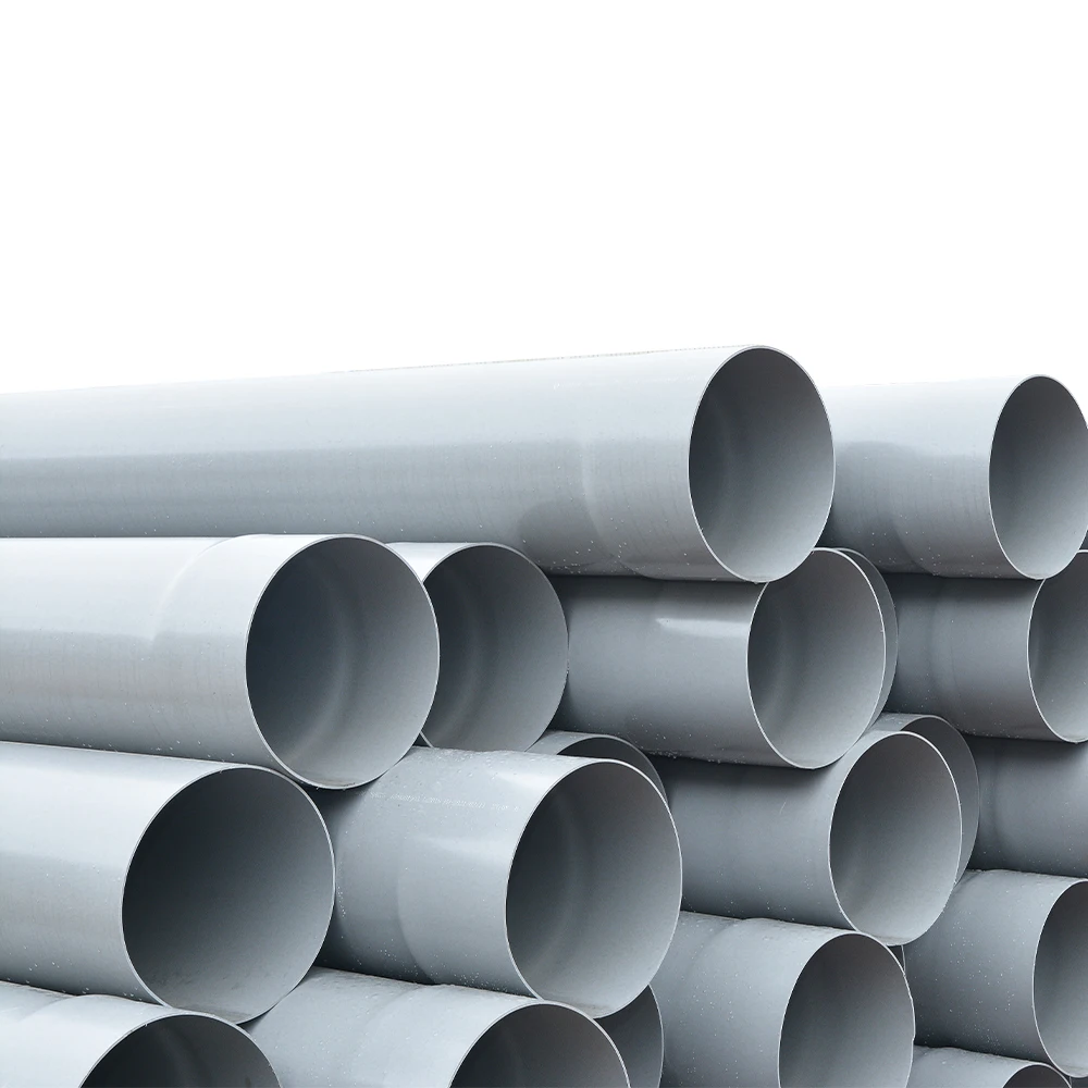 Hot Selling Round Plastic drainage pipe thin-walled UPVC industry plumbing pipes For Water Supply