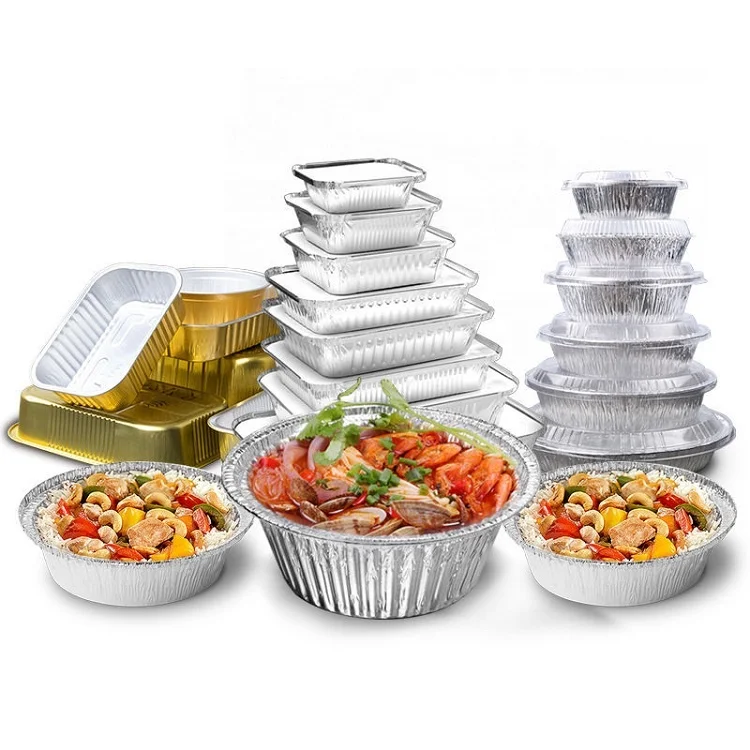High Quality Eco Friendly Pizza Pastry Bakery Takeout Round Aluminum Baking Pans
