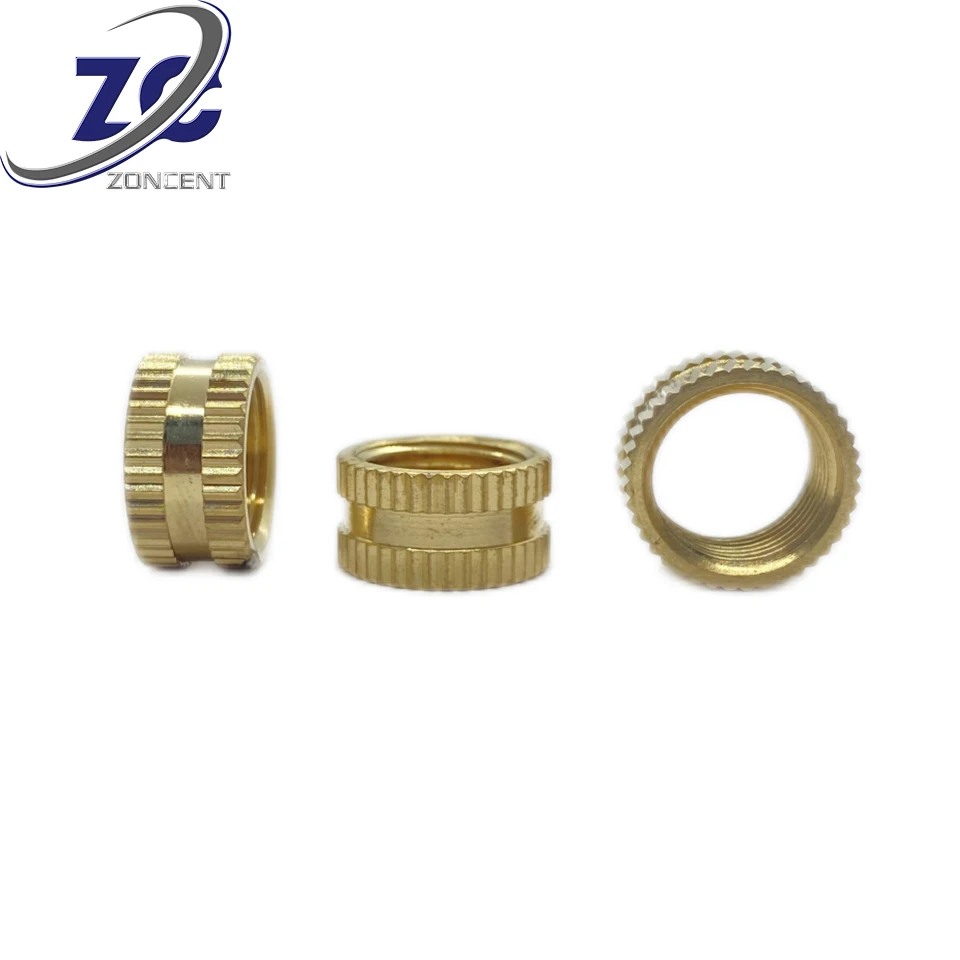 Wholesales CNC Lathe  Thread insert nut OEM China Lathe Manufacturers Brass For Electronic And Electrical Appliances