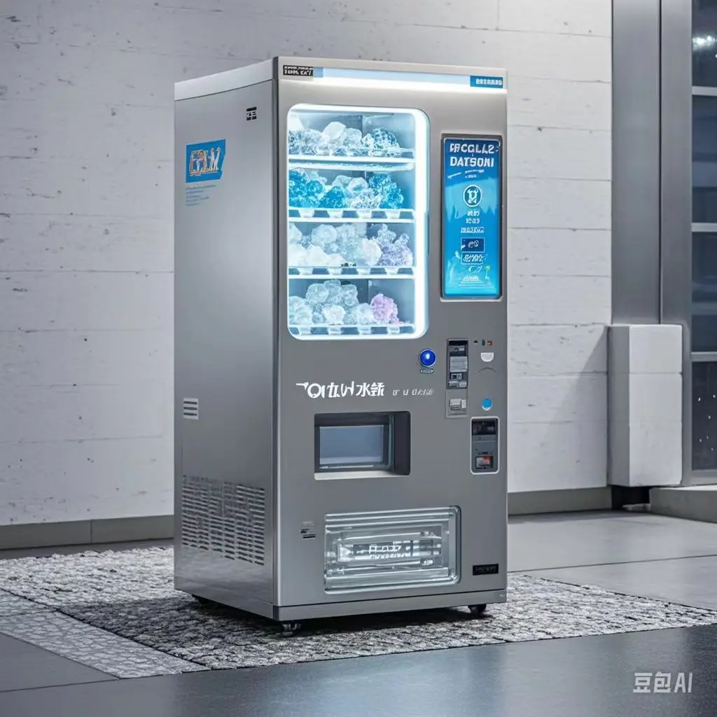 Customized Products 24 Hours Hot Sale Ice Vending Machine Ice Cube Vending Machine