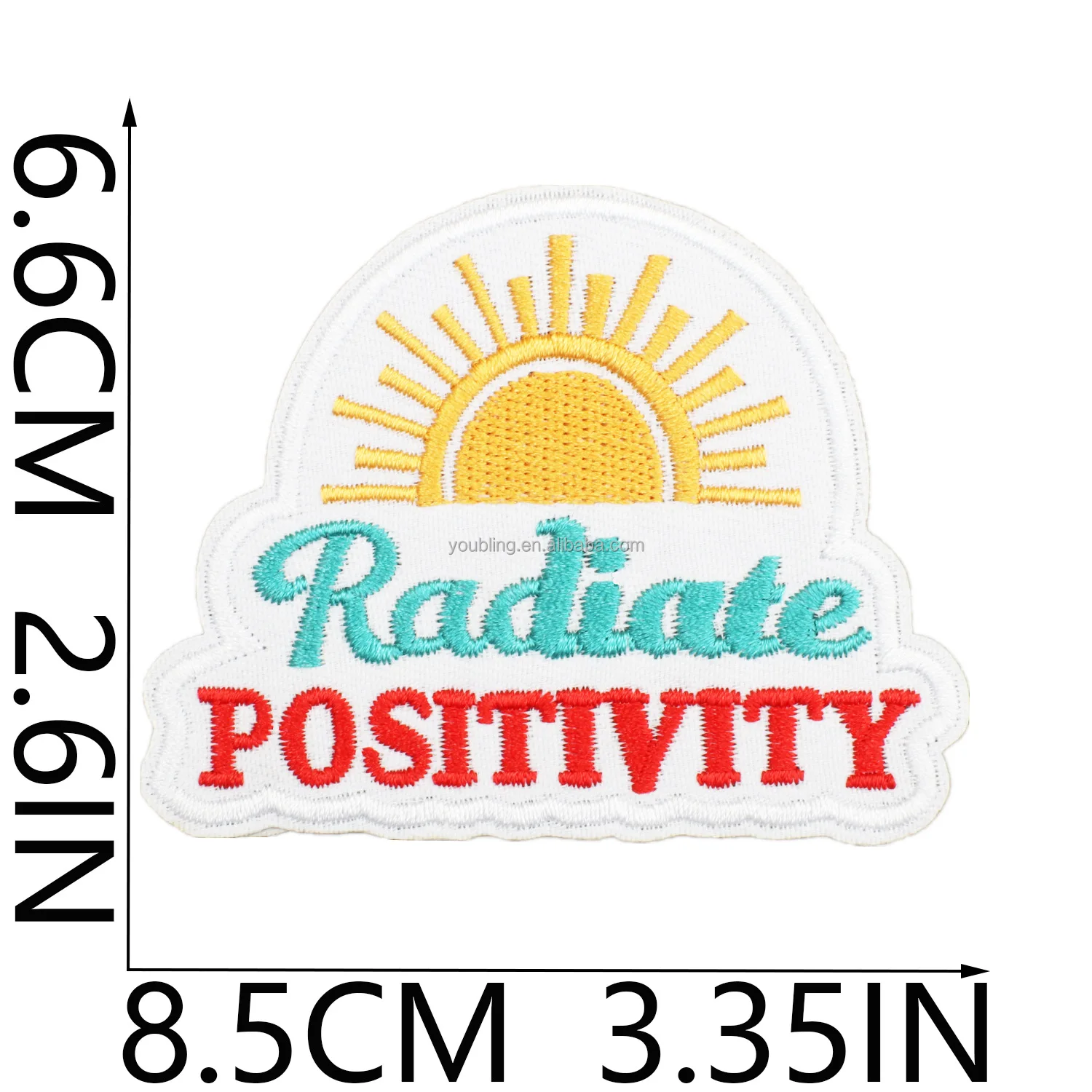 16+ New Custom Word Embroidery Affirmative Patches iron on Mental Health Positive Self Affirmation Embroidered Patch Badges