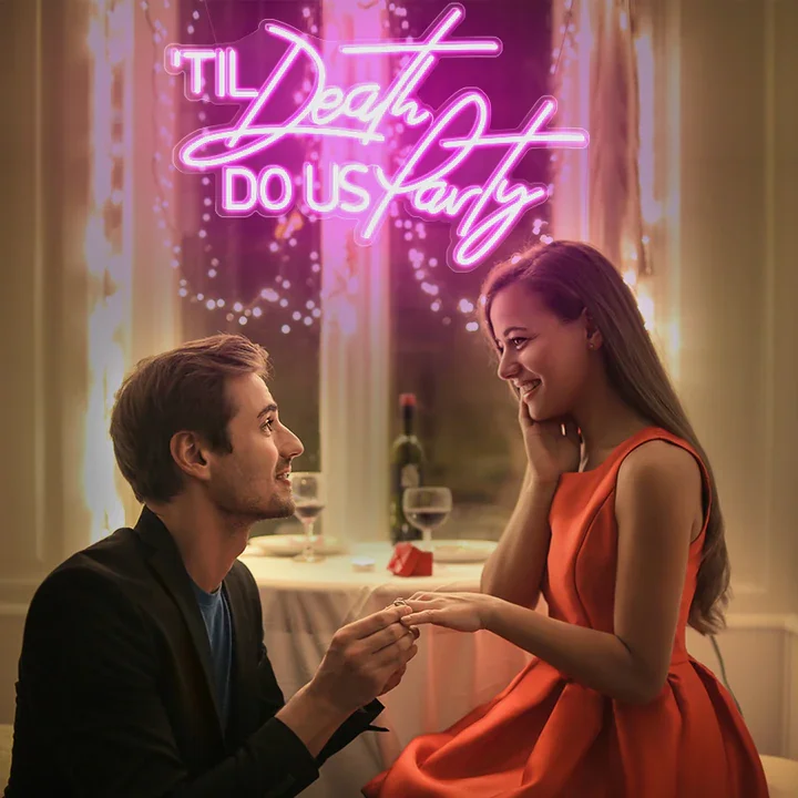 GIGO Custom wholesale proposal neon energy-saving waterproof for weddings