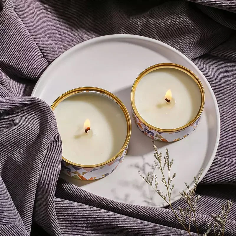 120g Soy Wax Romantic Scented Candles Aromatherapy Wholesale Fragrance Candle Home Decoration Luxury Aromatherapy Can Festivals