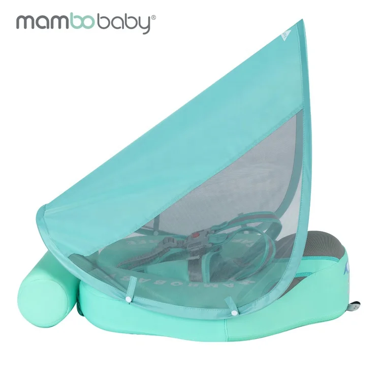  Mambobaby детский не надувной плавательный круг безопасный ребенок нагрудный поплавок с навесом летний открытый бассейн для купания