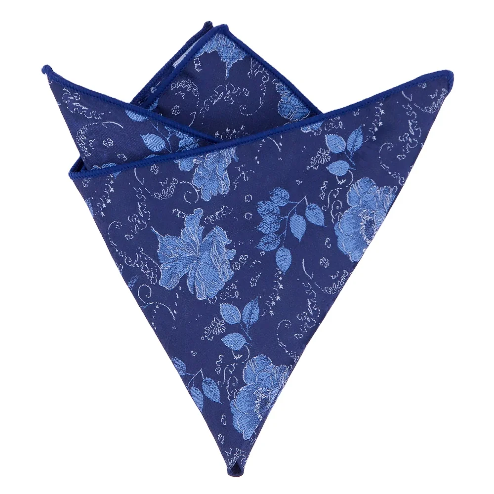 Customize Handmade 100% Pure Silk Pocket Squares Handkerchief Cotton High Quality