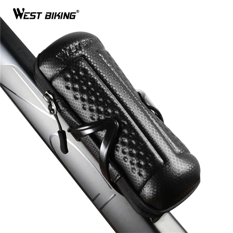 WEST BIKING Rainproof NEW Double Zipper Bicycle tool Box Shockproof Reflective Cycling Frame Bike Accessories Tool Box