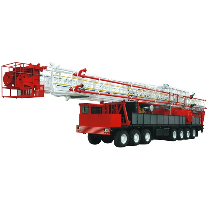 
1000HP truck-mounted ZJ40 drilling rig workover rig 