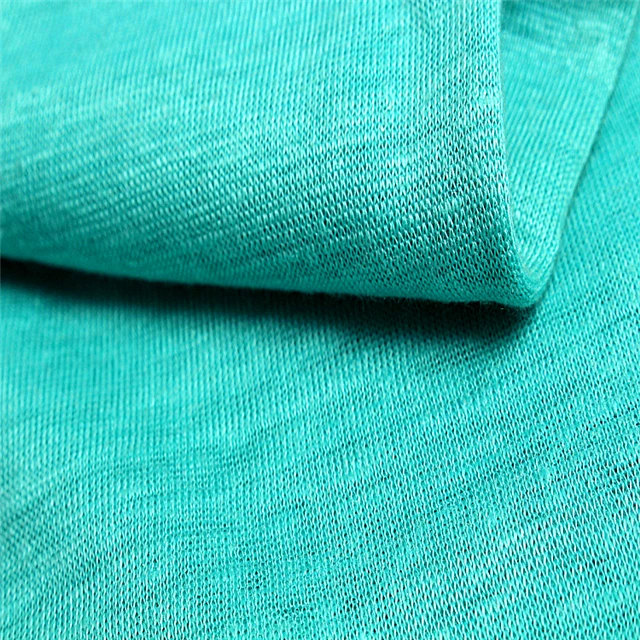 
2019 Wholesale 100% ikat linen knitted fabric for expor/Polo shirt/home textile/garment/soft beautiful cheap 