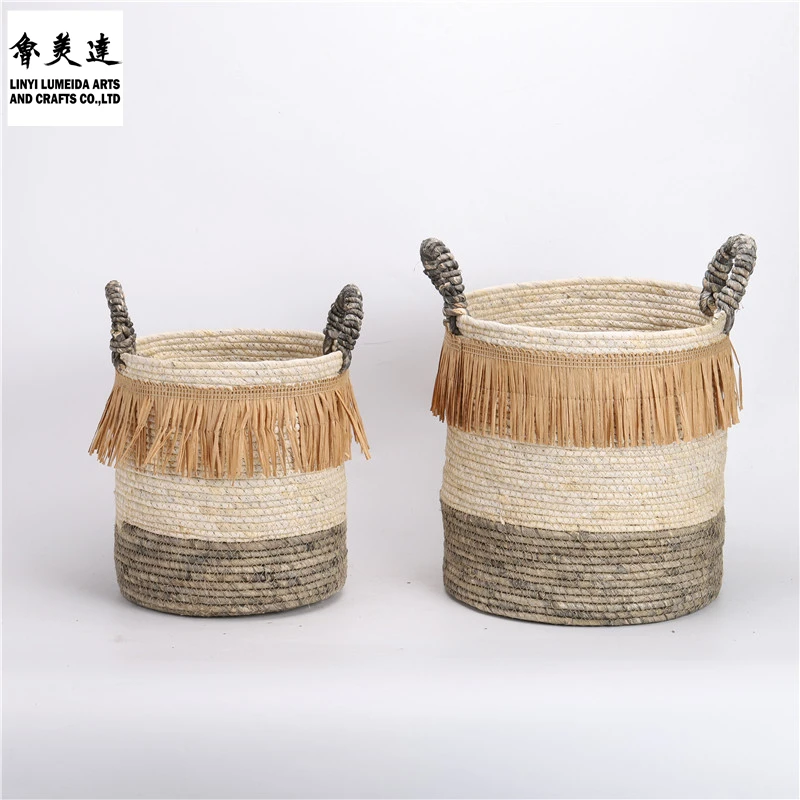
Stylish Woven Round Storage Basket For Kids 