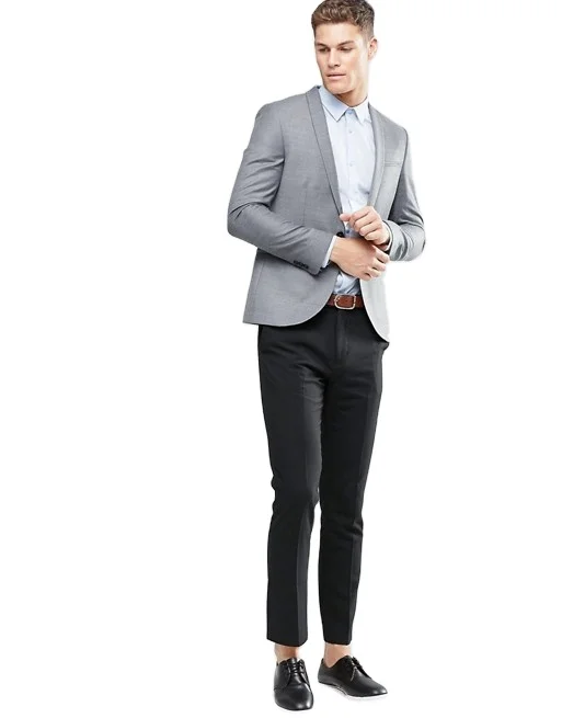 Polyester Cotton Latest Design Pent Shirt Non Iron mandarin collar shirt